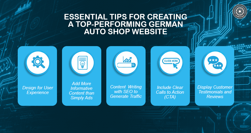 Essential Tips for Creating a Top-Performing German Auto Shop Website